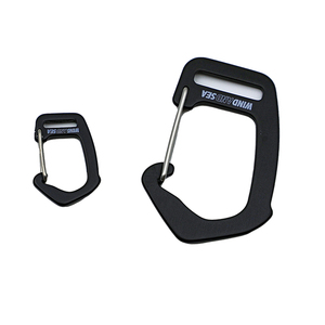 Wholesale Aluminum Alloy Super Light Carabiner <b>Snap</b> <b>Hook</b> Oval Carabiner Oval Aluminum Climbing Carabiners with Webbing Hole - Product Image 2