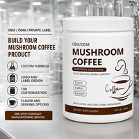 Mélange de champignons fonctionnels en pot de 300g, marque distributeur, 10g par portion, supplément de café aux champignons pour le bien-être quotidien