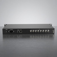Multiplexeur TV numérique multicanal 8 ASI vers convertisseur IP pour tête de réseau câblée