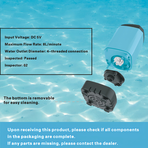Pompe de douche portable rechargeable par USB 6000 mAh avec écran numérique pour le camping, la plage, la randonnée, les voyages, le nettoyage des animaux - Product Image 3