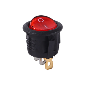 Nhà máy tùy biến <span class=keywords><strong>3</strong></span>-pin điện Rocker chuyển đổi 250V 6A AC Red LED ánh sáng ON-OFF chức năng cho máy giặt PA66 chất liệu - Product Image 4