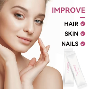 Cơ sở tốt nhất chăm sóc da Glutathion vẻ đẹp tóc & chăm sóc da Vitamin C & collagen làm trắng da bột uống gói - Product Image 3