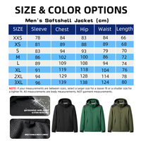 Veste de randonnée unisexe en softshell, épaisse, imperméable, respirante, à capuche, avec doublure en microfleece, polyester/nylon, tenue de sport