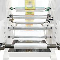 Machine d'impression flexographique à impression centrale 6 couleurs pour films rétractables BOPP, PET, PE, nylon et emballages plastiques souples