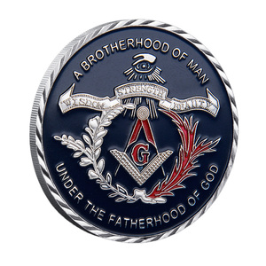 Moneta Commemorativa a Doppia Faccia dei Sette Arti Liberali della Massoneria, Ornamento <span class=keywords><strong>da</strong></span> Collezione in Metallo, Regalo Souvenir - Product Image 5