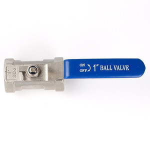 Vanne à boisseau sphérique monobloc 1 pouce à filetage interne en acier inoxydable 304 pour le contrôle de l'alimentation en eau - Product Image 1