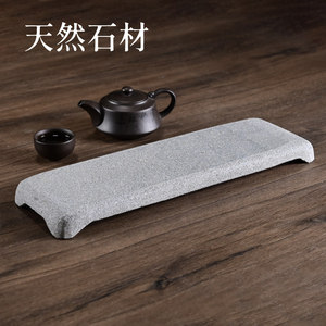 Natural Stone <b>Tea</b> <b>Tray</b> Flat Heat Resistant Kung Fu <b>Tea</b> Set Accessory Minimalist Design - Product Image 3