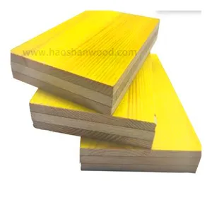 Contreplaqué jaune comme 3000X500X21mm Coffrage Triply Panel Form Work Boards Coffrage 3 Ply Panels