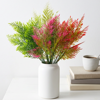Feuilles de fougère artificielles de haute qualité et durables, bouquets d'algues marines en plusieurs couleurs pour la décoration de la maison, du jardin et des mariages
