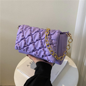 Holesale EW esigner licliclicinkrinkled uuilted dies essenger y AG rossbody hahain houhouag houor omen irls. - Product Image 5
