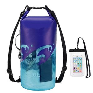 Bolsa Impermeable Ligera con Funda para Teléfono para Surf y Pesca, Bolsa Impermeable Unisex, Mochila Transparente Impermeable Ripstop - Product Image 1