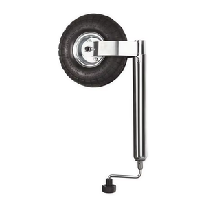 <span class=keywords><strong>Rueda</strong></span> de Soporte para Remolque de 48 mm, <span class=keywords><strong>Rueda</strong></span> Neumática de 260x85 mm con Llanta Metálica, Capacidad de 136 kg - Product Image 3