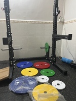 Machine multifonctionnelle commerciale de forme physique de puissance pour le support de Squat de presse d'haltères d'entraînement de gymnase de bodybuilding avec la fonction d'épaule