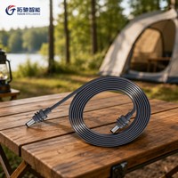 Câble d'alimentation DC plat Starlink Mini - 20AWG 60W DC-DC, cordon de remplacement en PVC ignifuge pour antenne mini extérieure étanche
