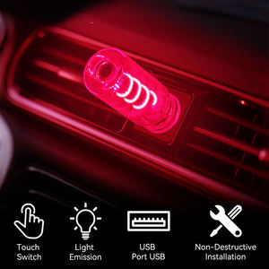 ไฟตกแต่งภายในรถยนต์/รถบรรทุก แบบสัมผัส ควบคุมผ่าน USB 12V หลายสี แสงดาวบนหลังคา 10W - Product Image 5