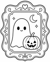 Pendentif Breloque Cadre Fantôme et Citrouille Mignons en Acier Inoxydable, Thème Halloween Effrayant, Mini Bijoux pour Collier DIY, Vente en Gros