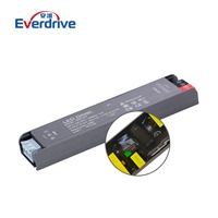Controlador LED DE ALTO PFC 0,9 con terminal de cable de conexión rápida Slim Indoor SMPS 12V 24V 100W Fuente de alimentación LED industrial AC a DC