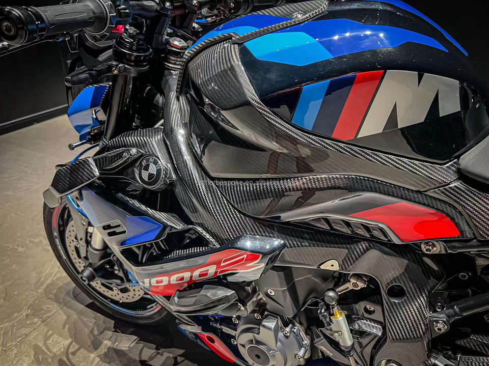 Side Panel Options Naked Bike Bodywork Package for BMW S1000R in Carbon Fiber with Gloss ...