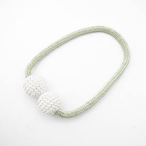 Aggiornamento di 2 pacchi tendaggi magnetici per tende tendaggi per tende comodo telo decorativo per tende rotonde - Product Image 5