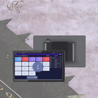 Écran tactile de cuisine Longfly KDS 15/18,5/21,5/23,6 pouces Android 11 avec affichage de numéro de file d'attente alimentaire et résolution 1920x1080
