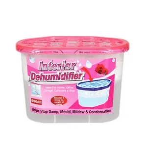 Absorbeur d'humidité intérieur personnalisé de 500ml pour boîte de déshumidificateur domestique