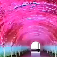 Écran tunnel LED créatif P2 P3 P4, écran d'affichage en forme d'arche, écran tunnel espace-temps, mur vidéo LED incurvé, module LED souple flexible
