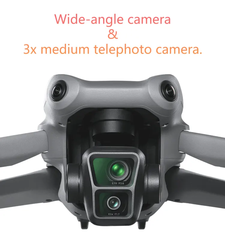 Air 3 Cámara dual 48MP 4K HDR Grabación Motiong Seguimiento APP Control Smart Drone para fotografía aérea