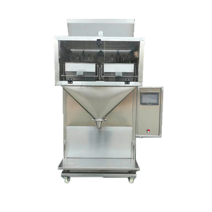 Machine à emballer semi-automatique d'alimentation de granule de deux peseurs de vibration 50-2000g - Product Image 3