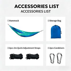 Nouvelle Arrivée 2026 : <span class=keywords><strong>Hamac</strong></span> de Camping Portable avec Cordes Renforcées et Conception Anti-Renversement, Moustiquaire Pliante pour 2 Personnes - Product Image 5