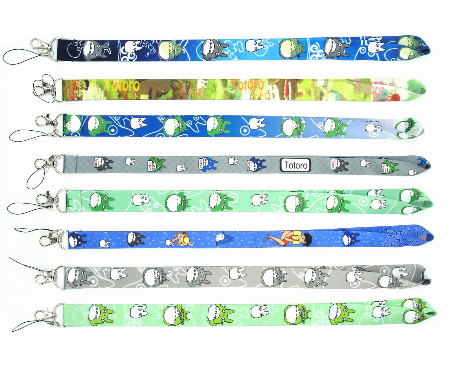 Lovely Cartoon Totoro Lanyards Wholesale Phone Neck Anti-Lost Phone Stain Lanyard Card Holder Accessories Promotional Gift Image 2