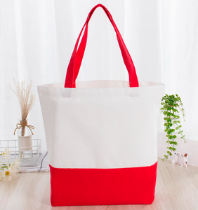 Wholesale Shoulder Heavy Canvas Cotton Handbag Shopping <b>Bag</b> Customized LOGO Label - Product Image 2
