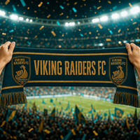Écharpe de supporter personnalisée en polyester, imprimée par transfert thermique haute définition, pour événements sportifs