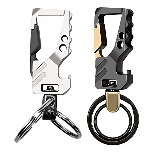 Global Certification manufacturer custom metal Mountaineering bottle opener heavy duty key chain car keychain