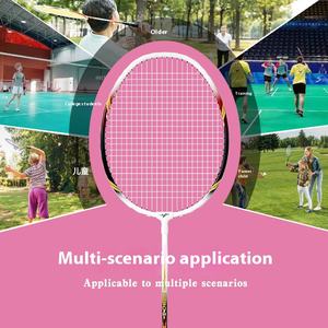 Raket Badminton Set Baja Berkualitas Grosir Logo Kustom Berbagai Warna, Dijual Murah - Product Image 4