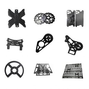 Piezas de Repuesto de Fibra de Carbono Hechas a Medida en Fábrica con Diseño Personalizado en Forma de Pistola, Placa de Fibra de Carbono - Product Image 2