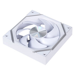 Ventilateur de boîtier PC ASIAHORSE Nyota <span class=keywords><strong>Aura</strong></span> Sync Blanc 120 mm ARGB PWM Radiateur 4 broches ABS Hydro Bearing Faible Bruit Ventilateur de refroidissement pour ordinateur - Product Image 3