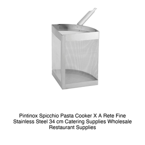 หม้อต้มพาสต้าสแตนเลสแบบมีตาข่ายละเอียด ขนาด Ø 34 ซม. ยี่ห้อ Pintinox - Product Image 2
