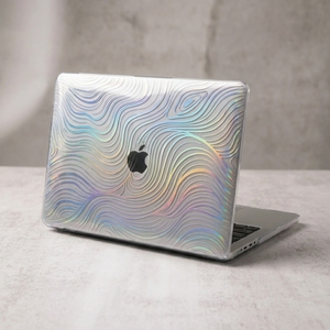 Coque rigide en PC imprimée en offset couleur avec dorure à froid, élégante, abstraite, écologique, étanche, anti-rayures, protection pour <span class=keywords><strong>MacBook</strong></span> - Product Image 4