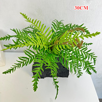 Bouquet de fleurs en plastique décoratif pour la maison, le bureau, le jardin, décoration intérieure, plantes artificielles, fleurs artificielles, fougère