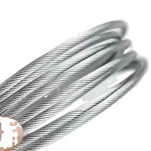 Eslinga de cuerda de alambre galvanizado 14mm sin rotación 19x7 cuerda de alambre de acero