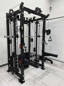 Máquina Smith Multifuncional Directo de Fábrica <span class=keywords><strong>con</strong></span> Rodamientos Lineales para Gimnasio, Soporte para Sentadillas de Alta Resistencia <span class=keywords><strong>con</strong></span> Capacidad de 500 kg, Logotipo Personalizado - Product Image 1