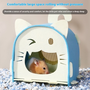 Nueva CASA DE ESCAPE Universal grande de fieltro sólido holandés para conejos bebés conejillos de indias hámsteres cuatro estaciones carcasa de animales pequeños - Product Image 2