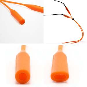 Chaîne de lunettes de soleil réglable, cordon antidérapant pour le sport, sangle élastique en silicone pour lunettes - Product Image 6