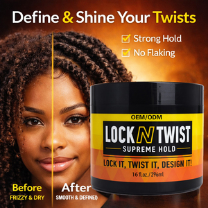 Factory Super Hold Retwist Gel for Starter Locs Professional Grade Braid and Twist Gel Long Lasting <b>Edge</b> Tamer 10oz - Product Image 3