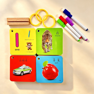 การ์ดคำศัพท์ผลไม้สำหรับเด็กเล็ก ของเล่<span class=keywords><strong>น</strong></span>เสริมพัฒ<span class=keywords><strong>น</strong></span>าการสองภาษา จี<span class=keywords><strong>น</strong></span>-อังกฤษ สำหรับเด็กทารก เด็กวัยหัดเดิน และใช้ในบ้านหรือโรงเรียนอนุบาล - Product Image 1