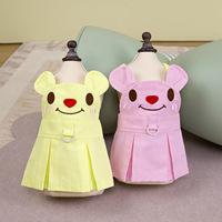 Ventes flash : Robes fines et anti-UV avec imprimé ours, accessoires pour animaux de compagnie, vêtements pour chats et chiens, luxe pour la collection printemps-été