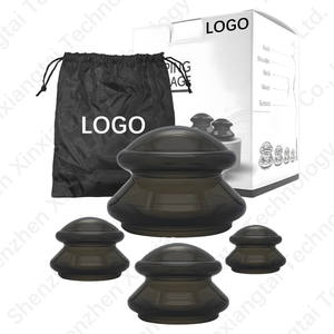 Meilleures ventes : Ensemble de ventouses de massage sous vide en silicone <span class=keywords><strong>anti</strong></span>-<span class=keywords><strong>cellulite</strong></span>, 4 pièces, pour soins du corps et du visage - Product Image 3