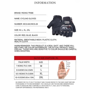 Gants de moto à demi-doigts <span class=keywords><strong>pour</strong></span> hommes Équipement de cyclisme Wearable Lady Knight Racing Summer Fingerless Glove Protective Gear Gloves - Product Image 3
