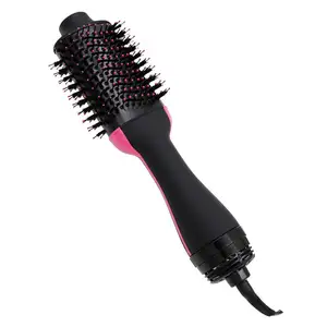 Satu Langkah Pengering Rambut & Volumizer Kuas/3-In-1 Multi-Fungsional Negatif Ion Pelurus Rambut Styling Hot Air Brush