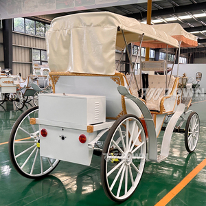 Chariot de luxe électrique et à chevaux de style royal victorien pour le tourisme, les parcs équestres et les attractions - Product Image 5